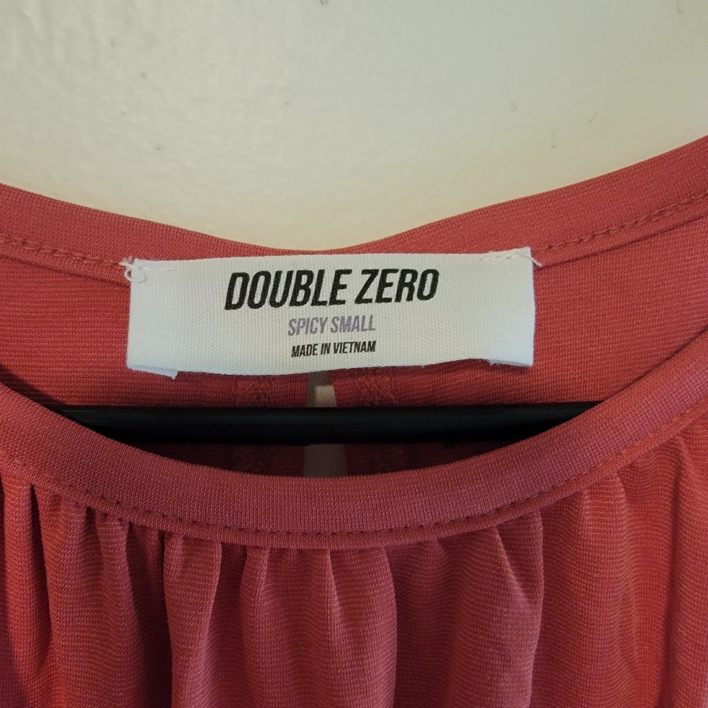 Double Zero Curved Hem Sleevless Soft Basic Dress… - image 5